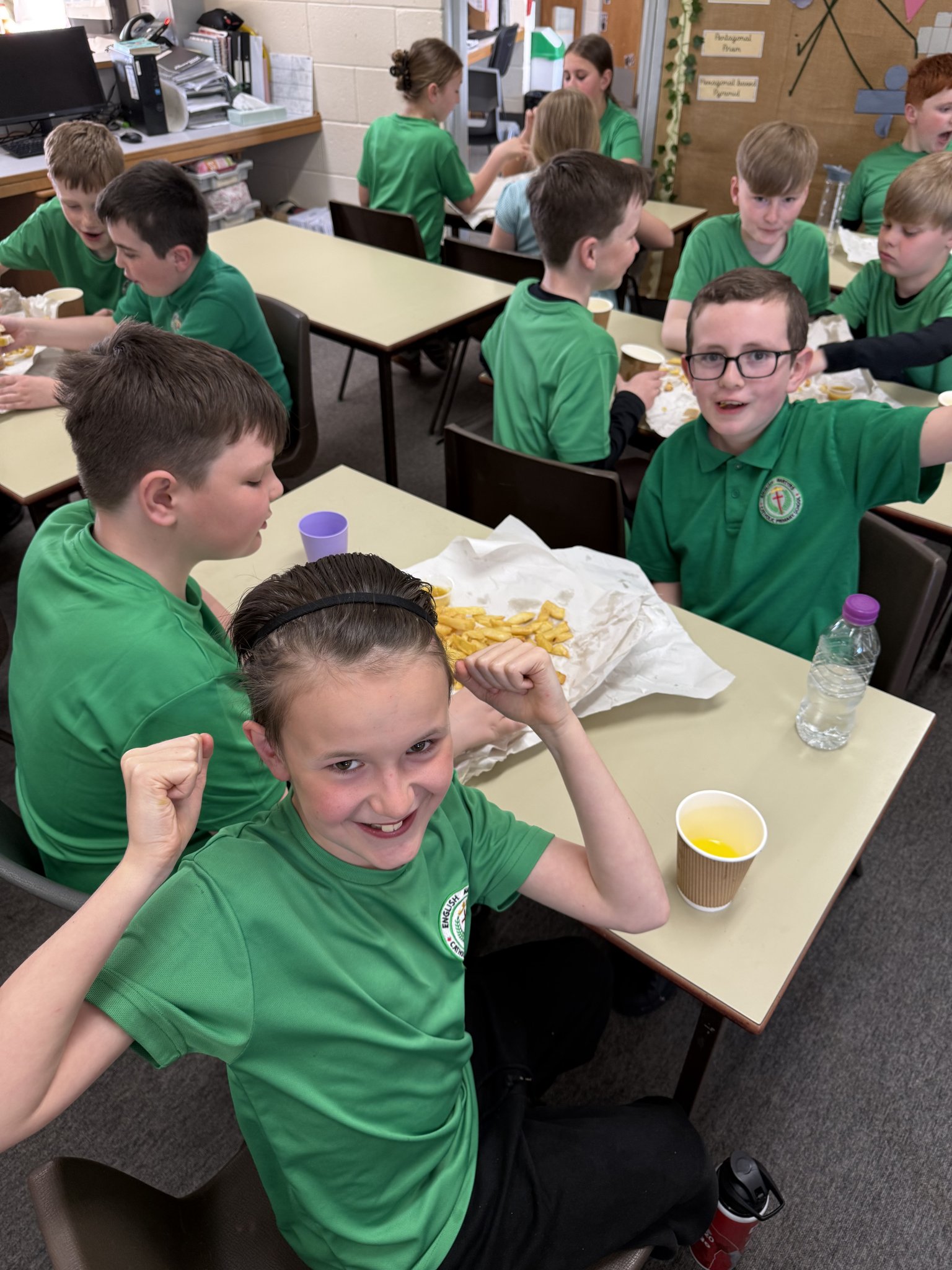 Image of Celebrating end of SATs