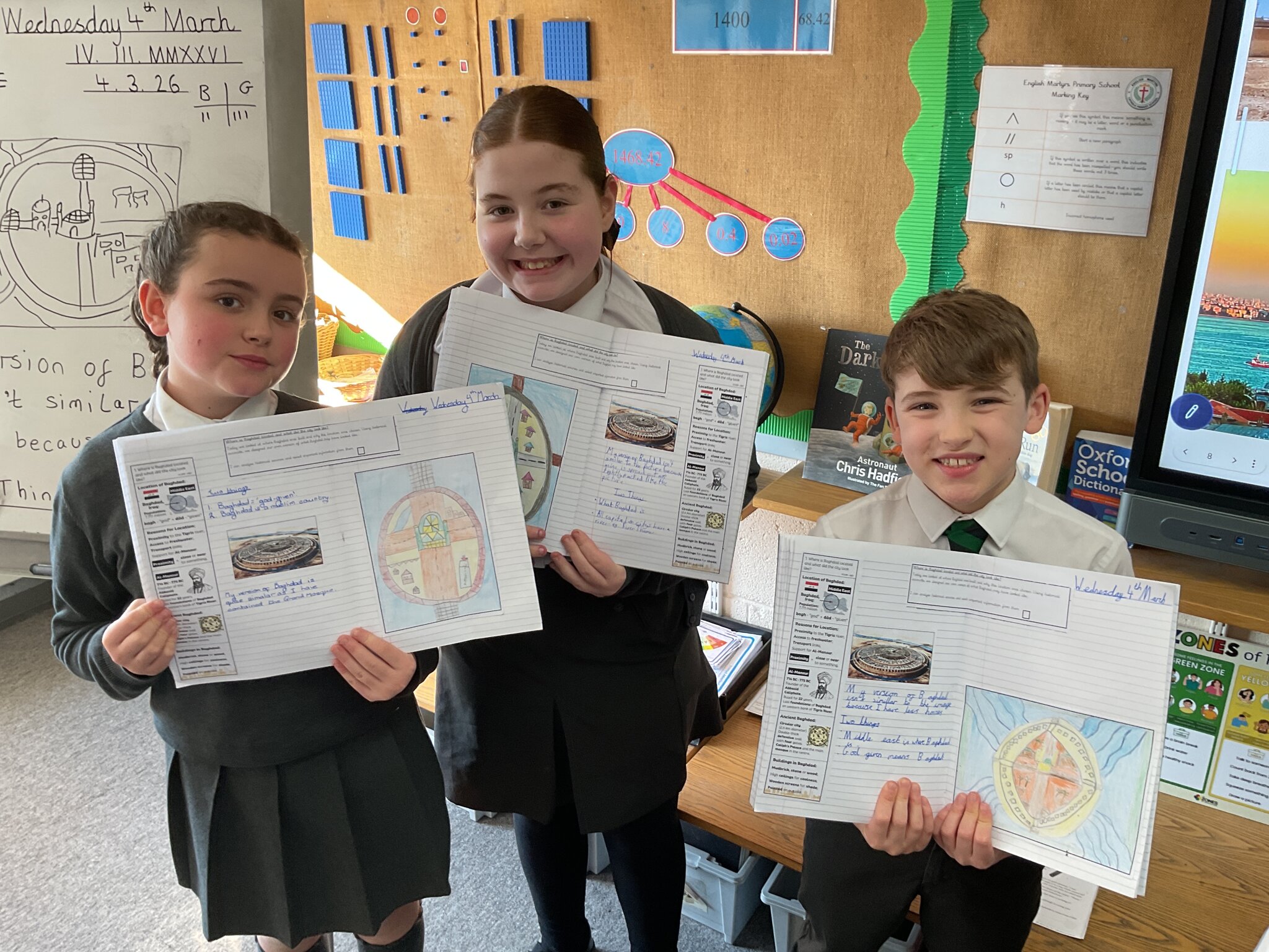 Image of Where is Baghdad located and what did the city look like?