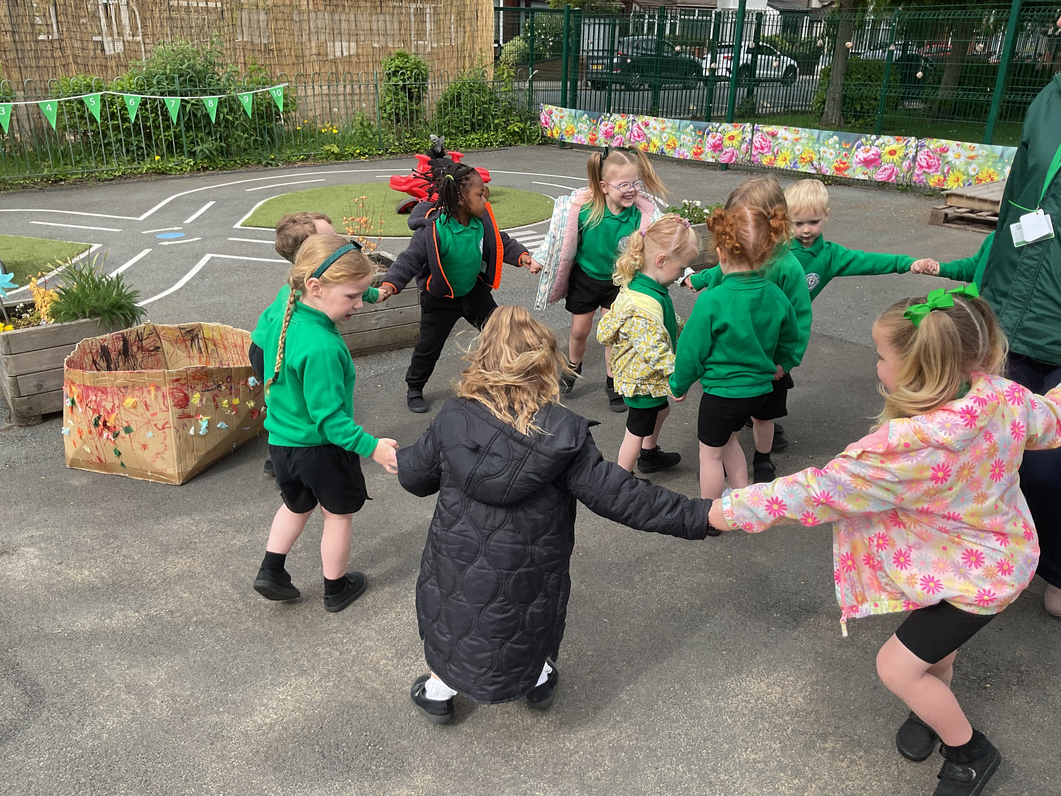 Image of Playing Games in Nursery B