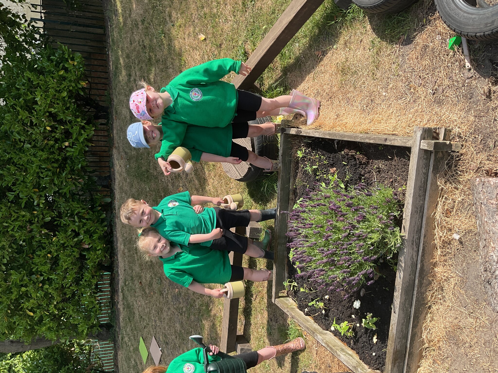 Image of Planting flowers in our prayer garden