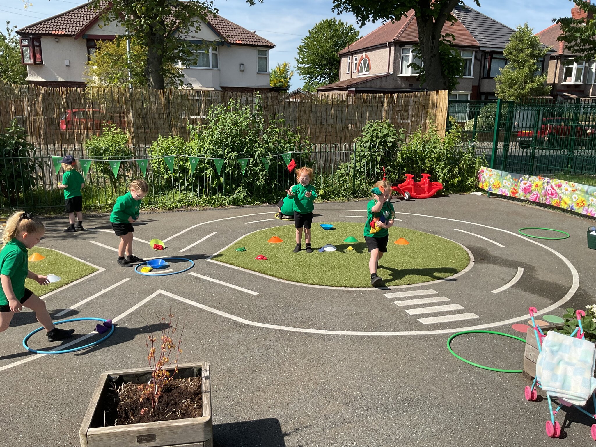 Image of Throwing and Catching in Nursery B