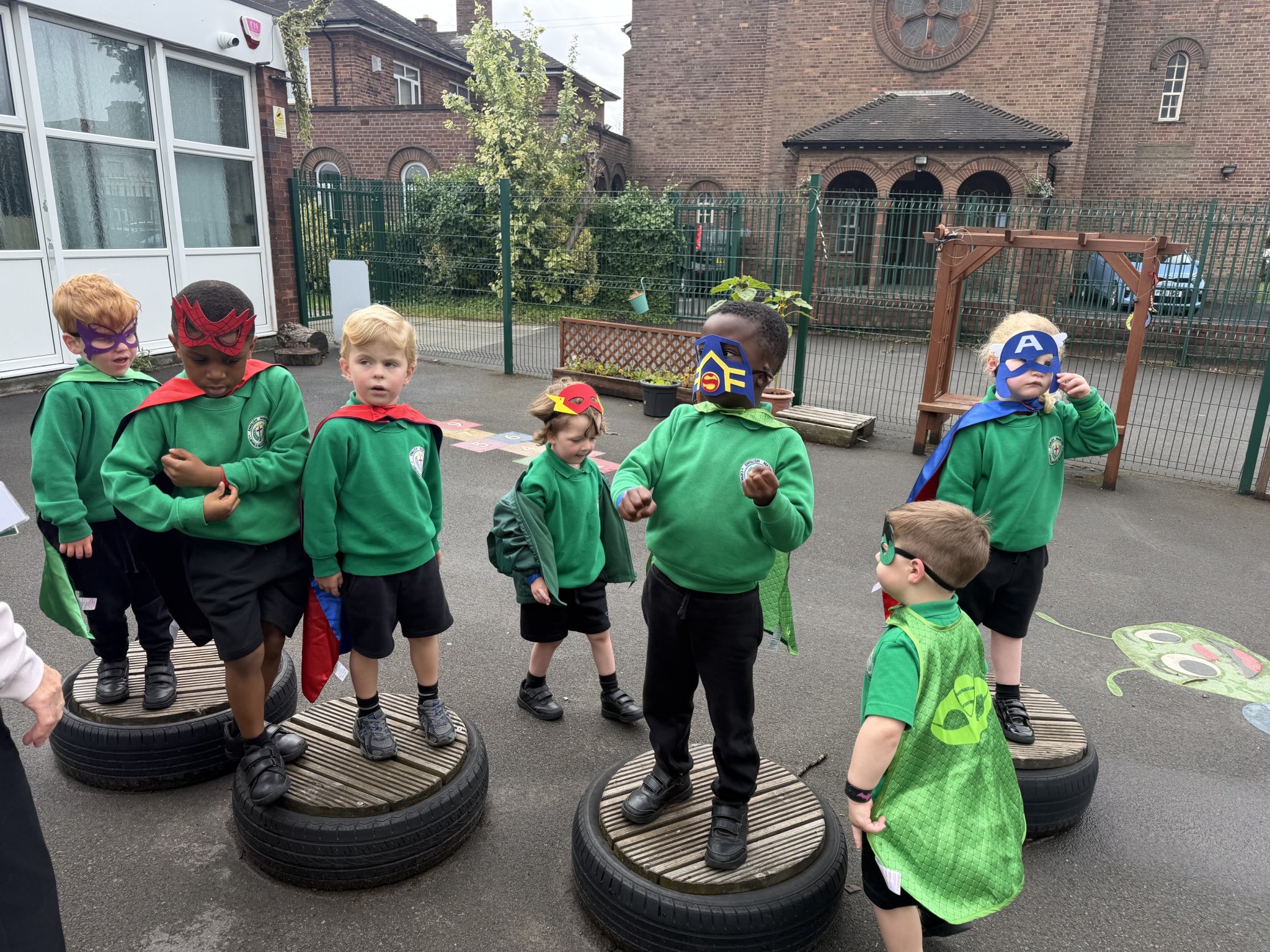 Image of Superheroes in Nursery