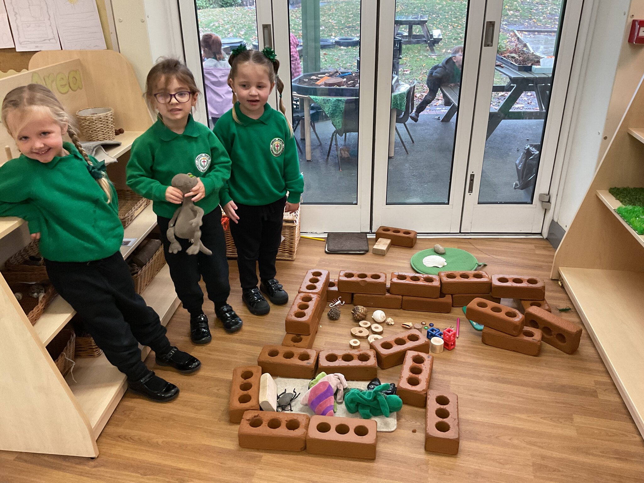 Image of A busy morning in Reception. 