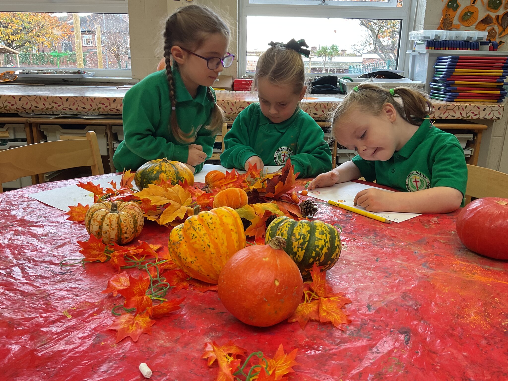 Image of Autumnal observational drawing