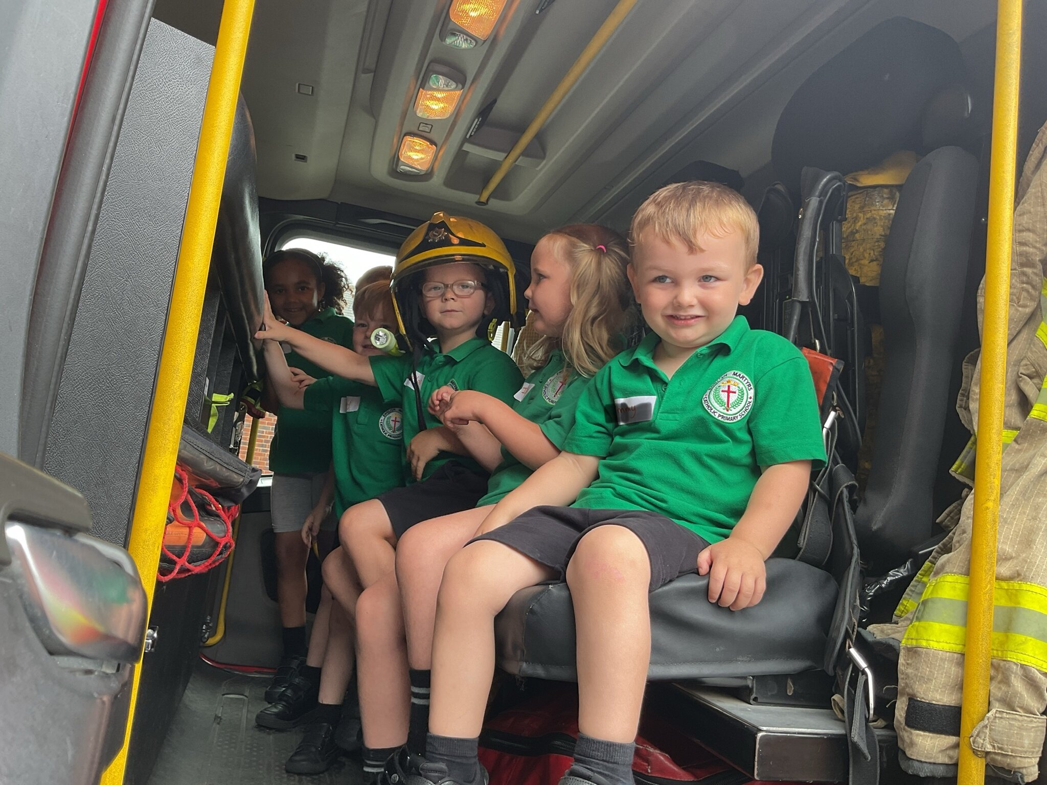 Image of Nursery A Fire Engine Visit.