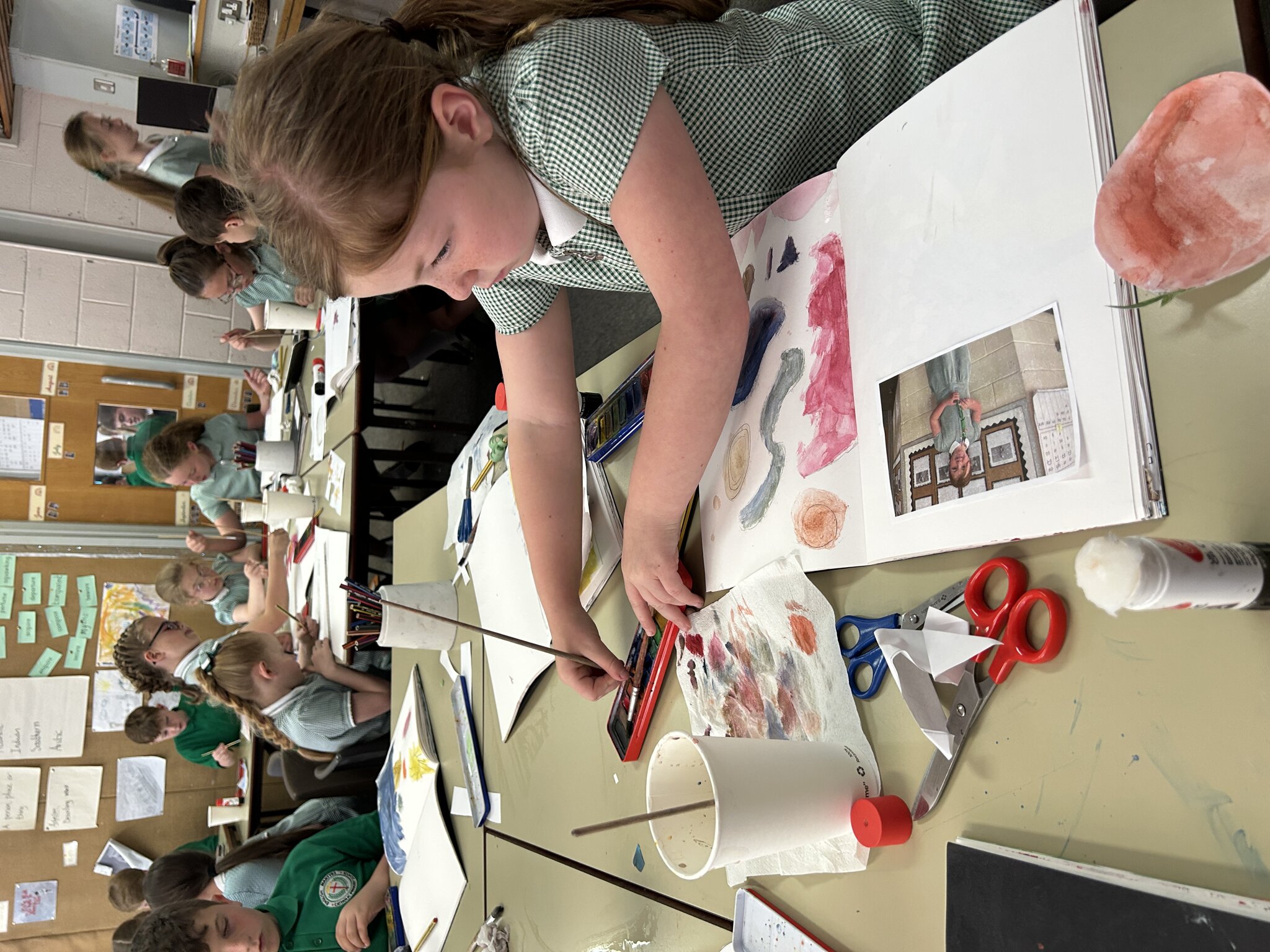Image of Painting techniques using foreground and backgounds.