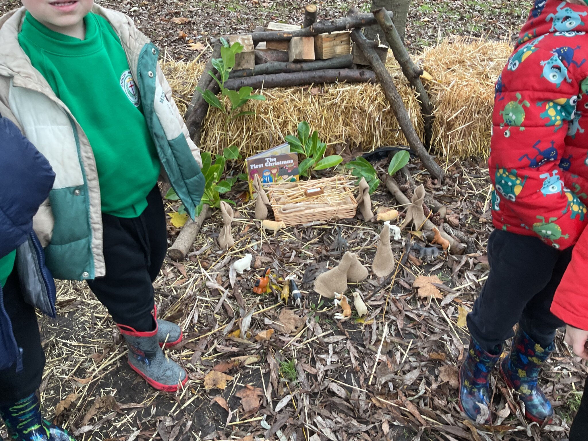 Image of Retelling the Christmas Story in Nursery B