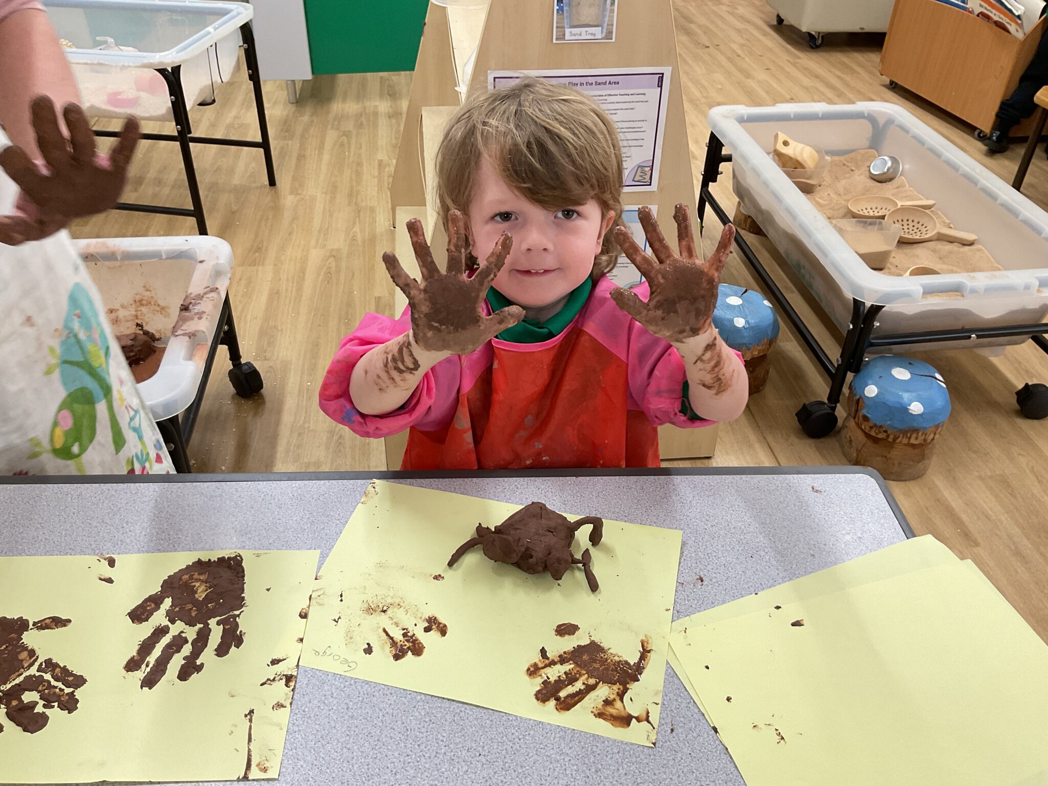 Image of Exploring Different Materials in Nursery