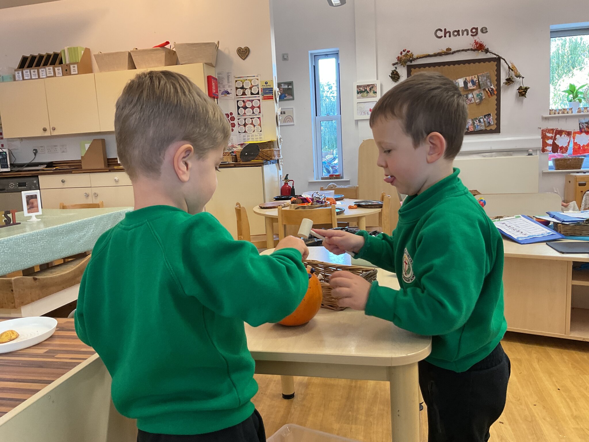 Image of Pumpkin Play in Nursery A