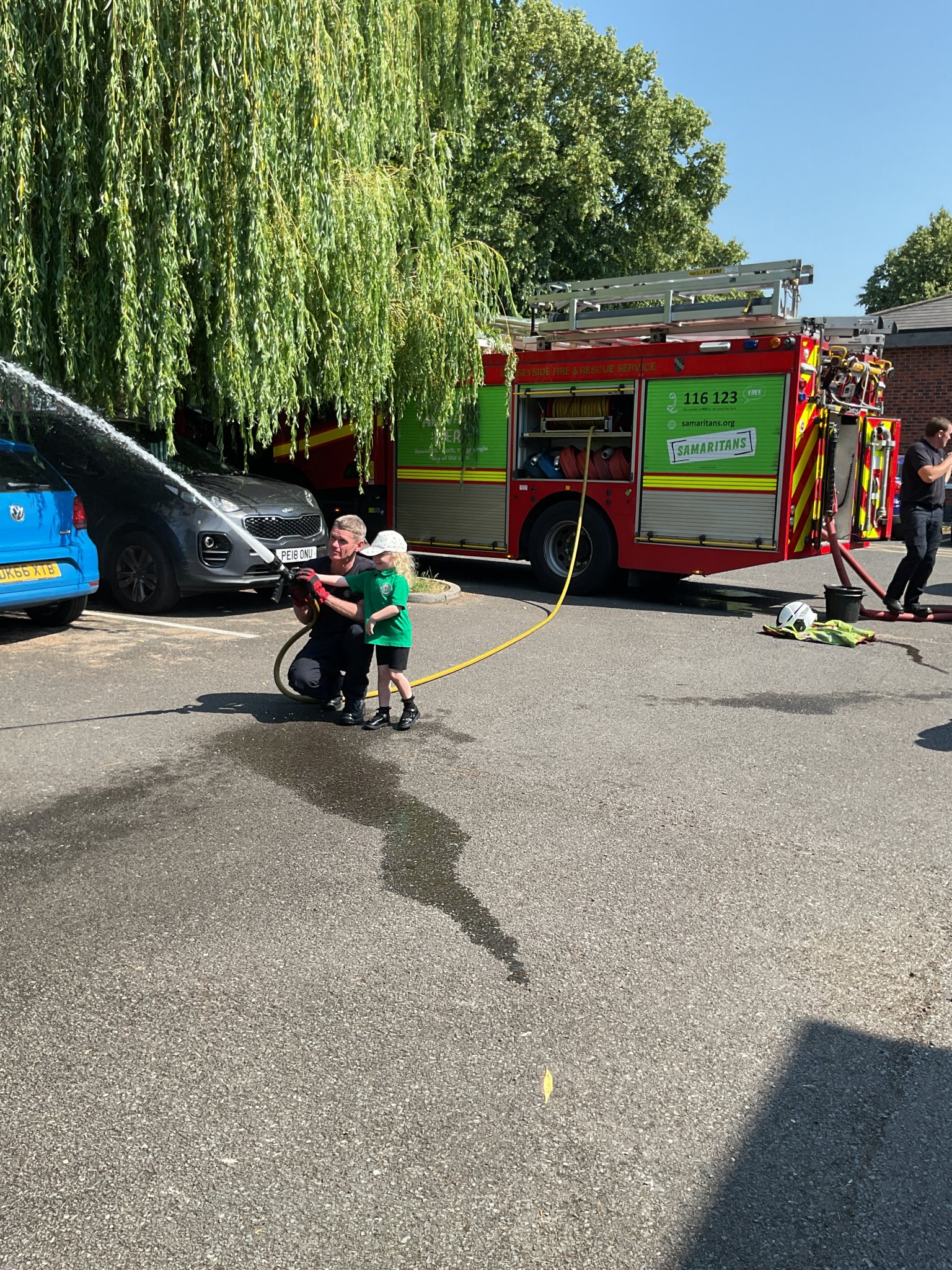 Image of Fire Fighters Visit Nursery
