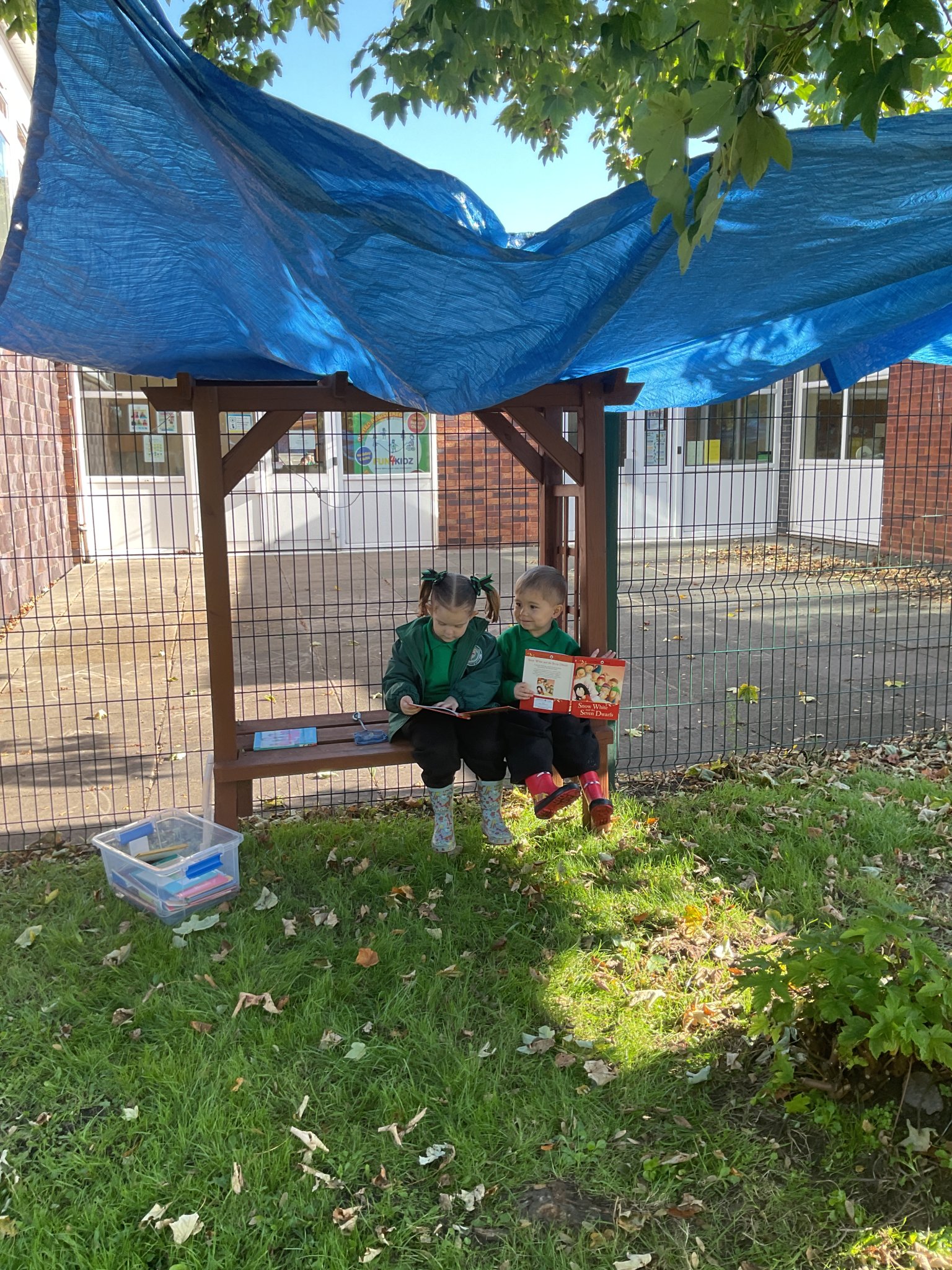 Image of Nursery Enjoying the Autumn Sun