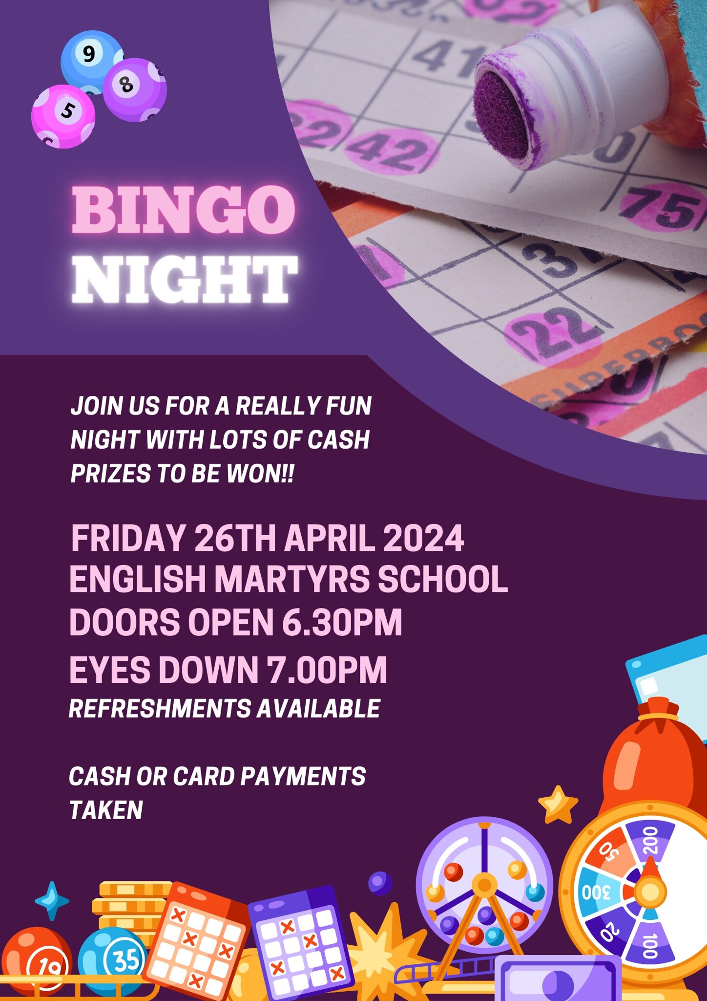 Image of EVENT: Bingo Night, Friday 26th April 