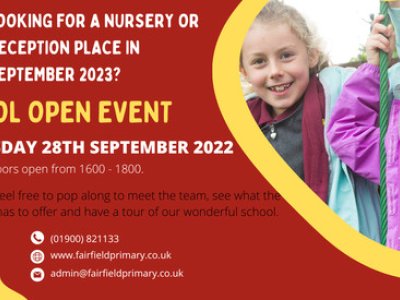 Image of Open Day: Nursery & Reception 2023/34
