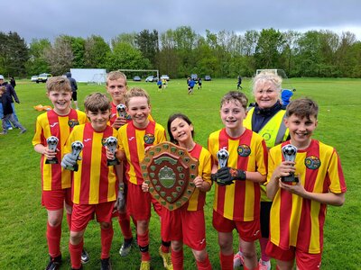 Image of Fairfield win the Cockermouth Rotary Football Competition!