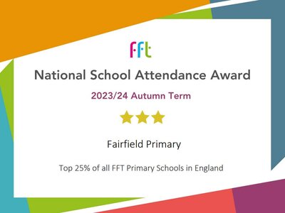 Image of National School Attendance Award!