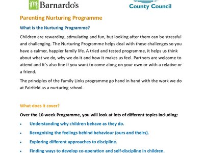 Image of Barnardos Family Links (Autumn 2018)