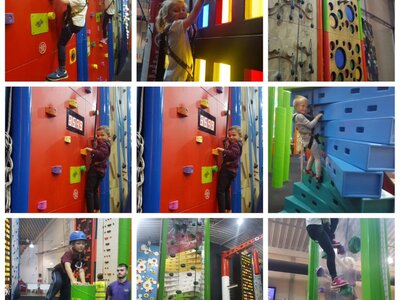 Image of Reception visit Clip'n'Climb