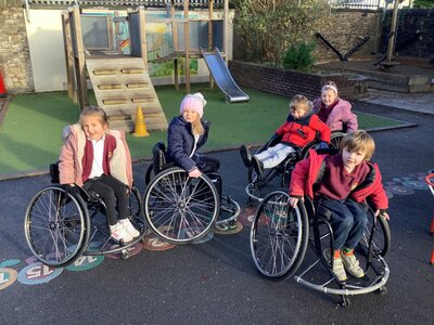 Image of Wheelchair Basketball for Years 1 and 6!