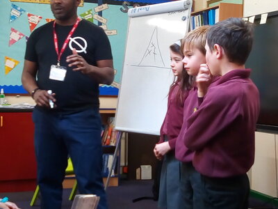 Image of Year 4: Visiting poet – Nick Makoha 