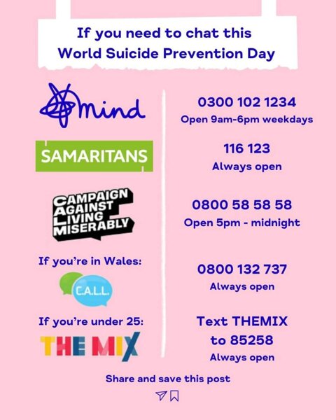 Image of World Suicide Prevention Day