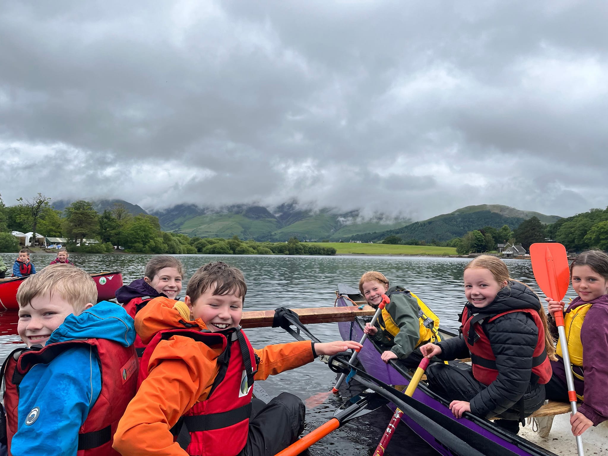 Image of Year 4: Canoeing on Derwentwater