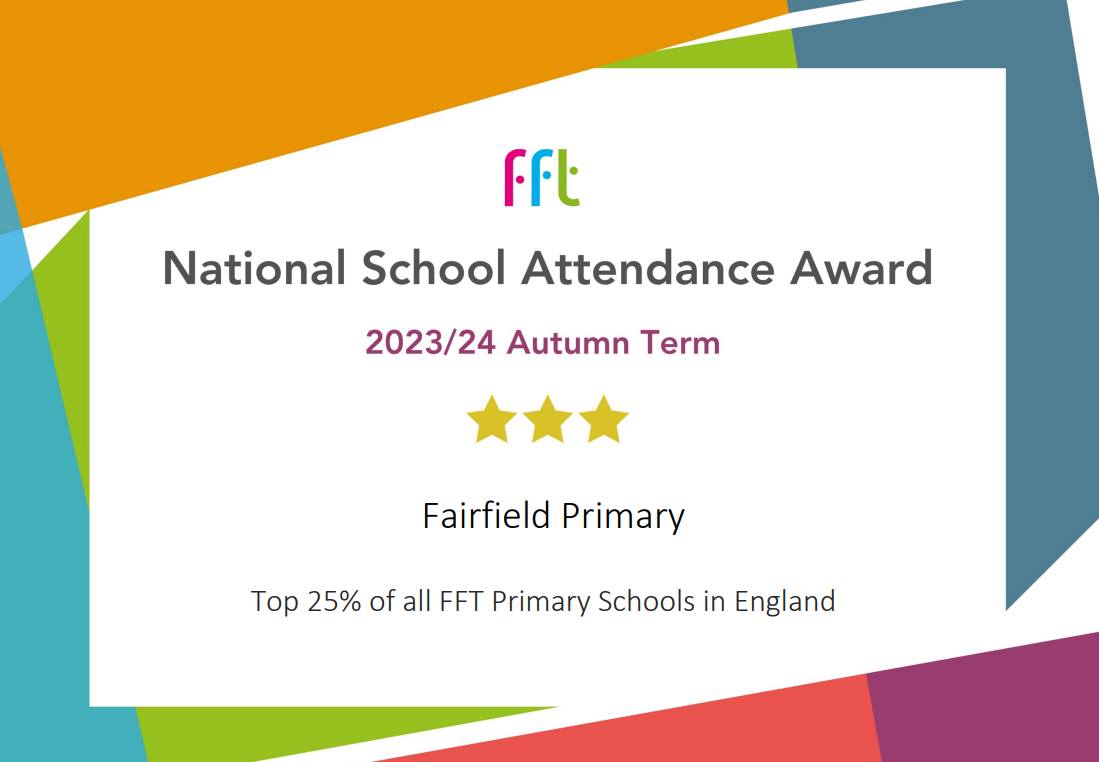 Image of National School Attendance Award!