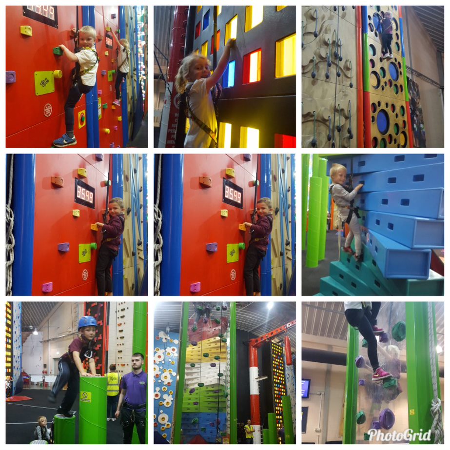 Image of Reception visit Clip'n'Climb