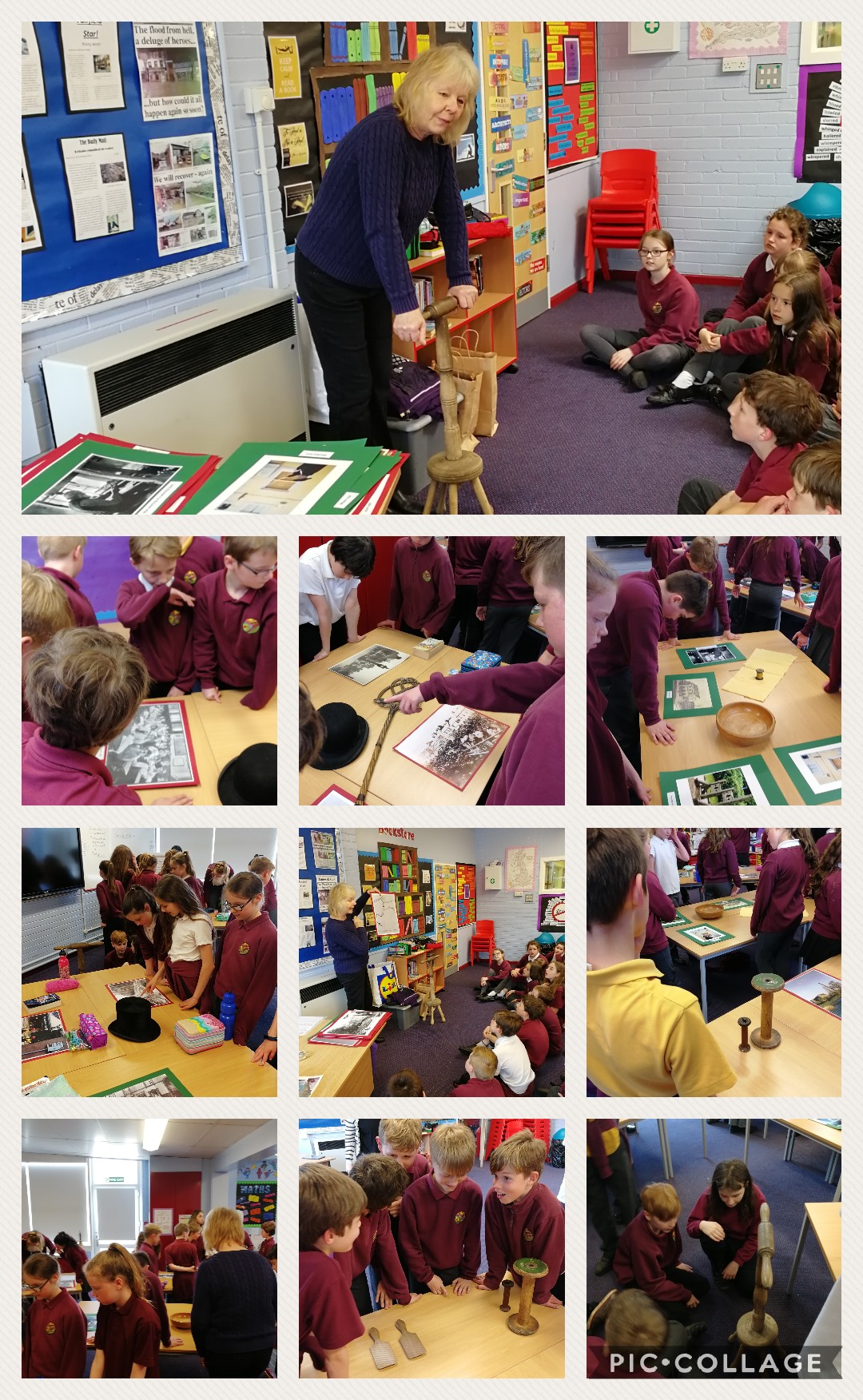 Image of Children learn about the history of Cockermouth