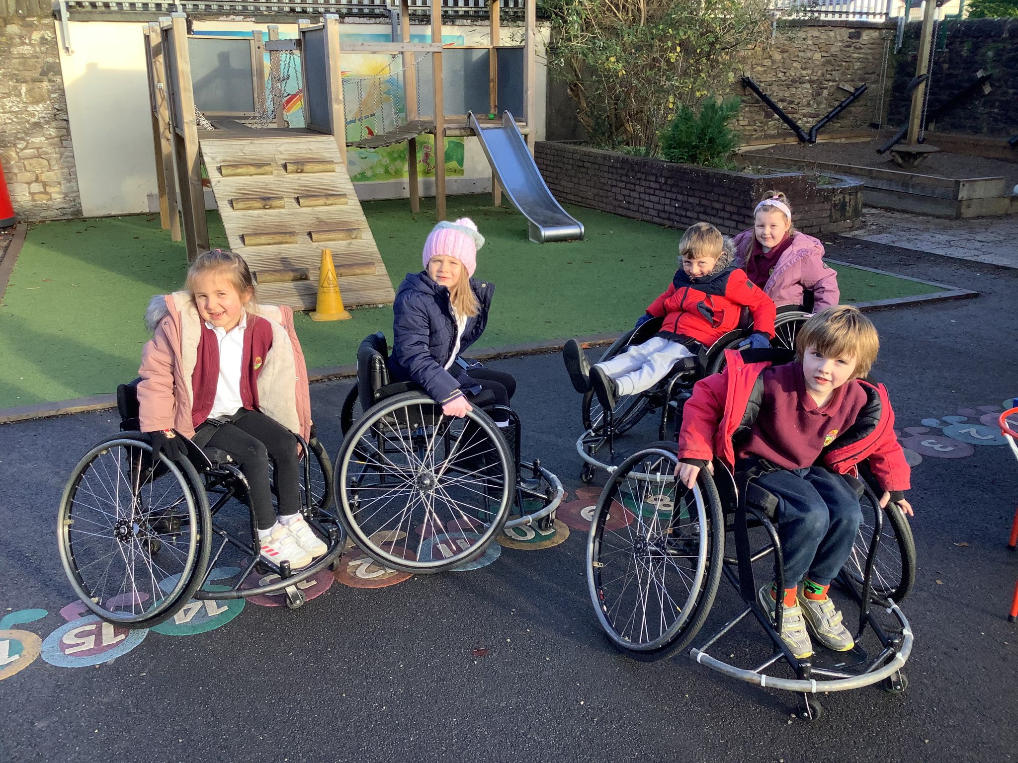 Image of Wheelchair Basketball for Years 1 and 6!