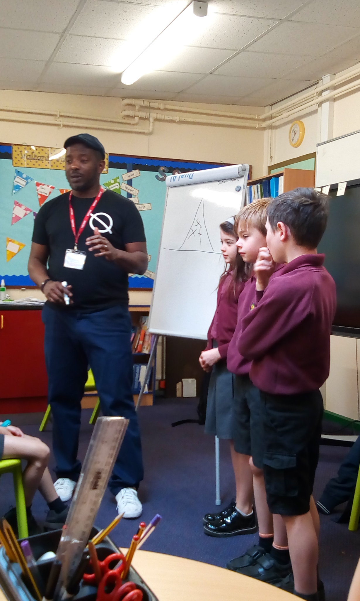 Image of Year 4: Visiting poet – Nick Makoha 