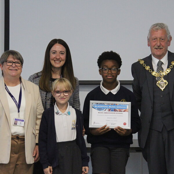 Image of Westminster Primary receives top Music Award!