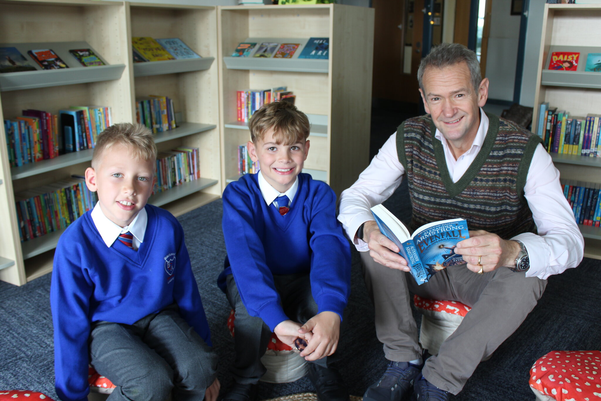 Image of Alexander Armstrong opens Gateway's new library!