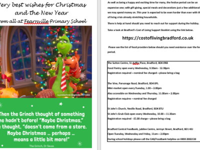 Image of Christmas Wishes- support over the festive period 