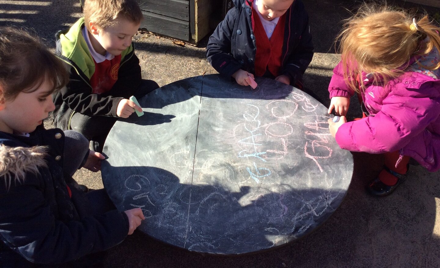 Image of Chalky Words!