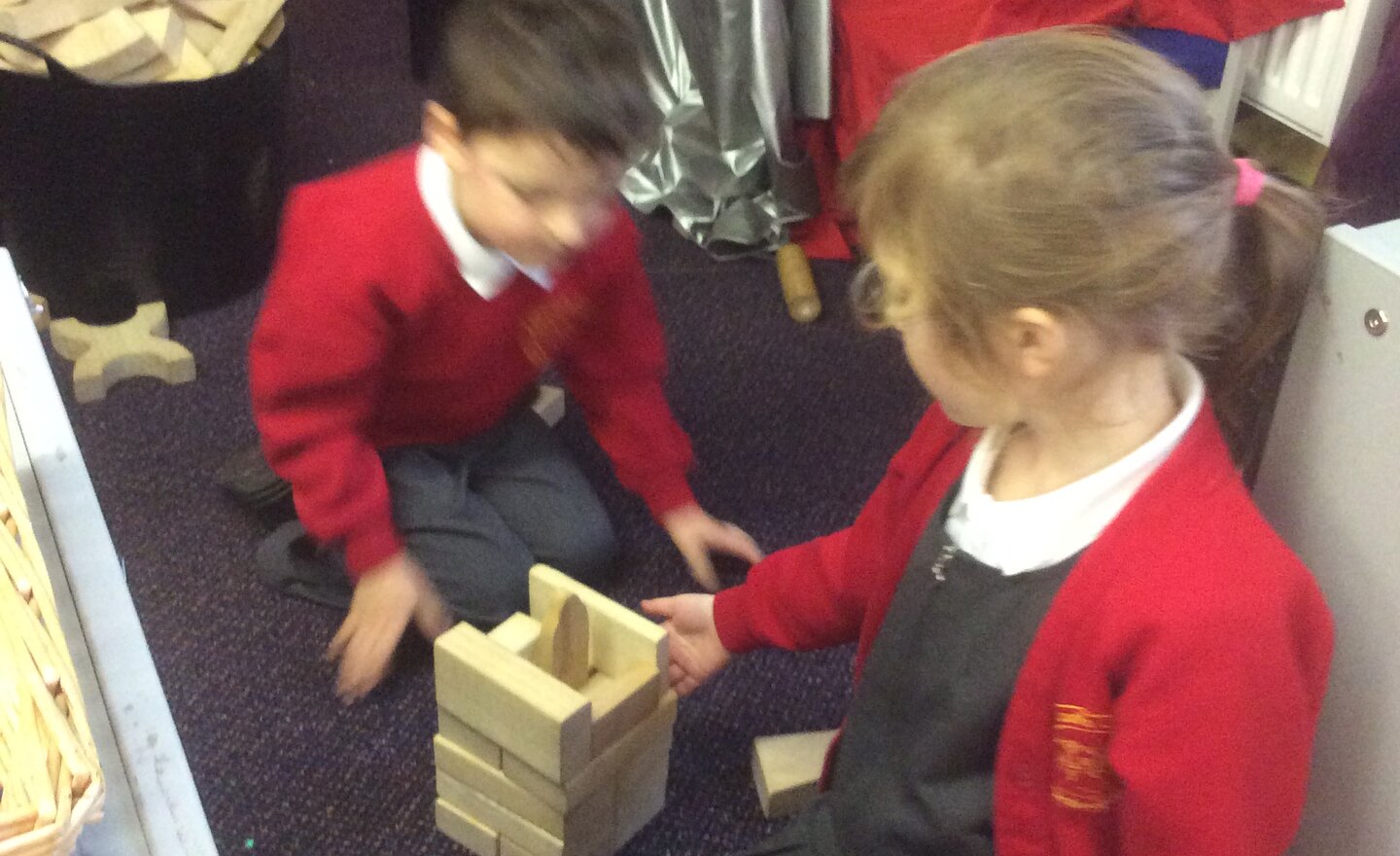 Image of Making a chimney for Father Christmas