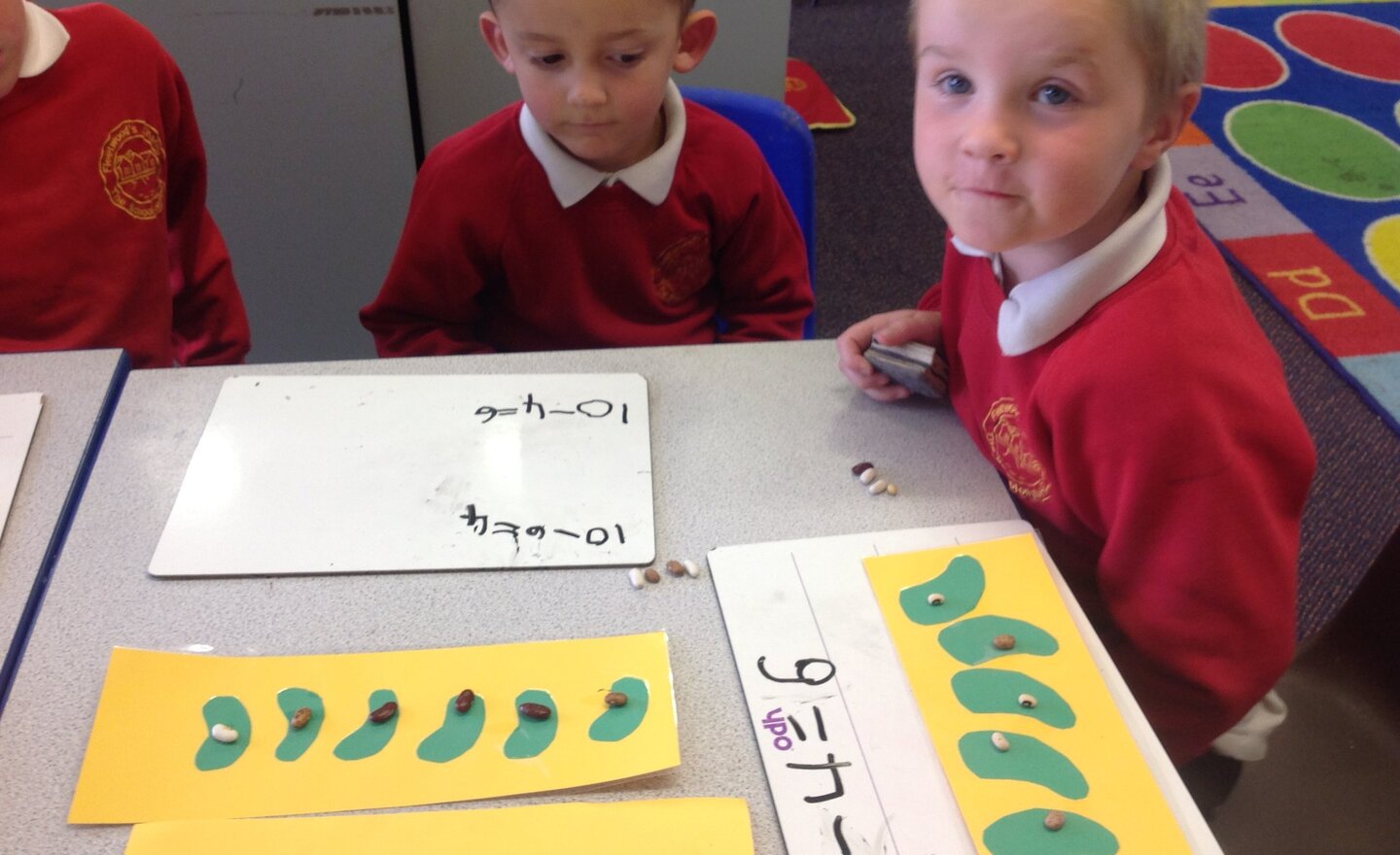 Image of Subtracting Beans!