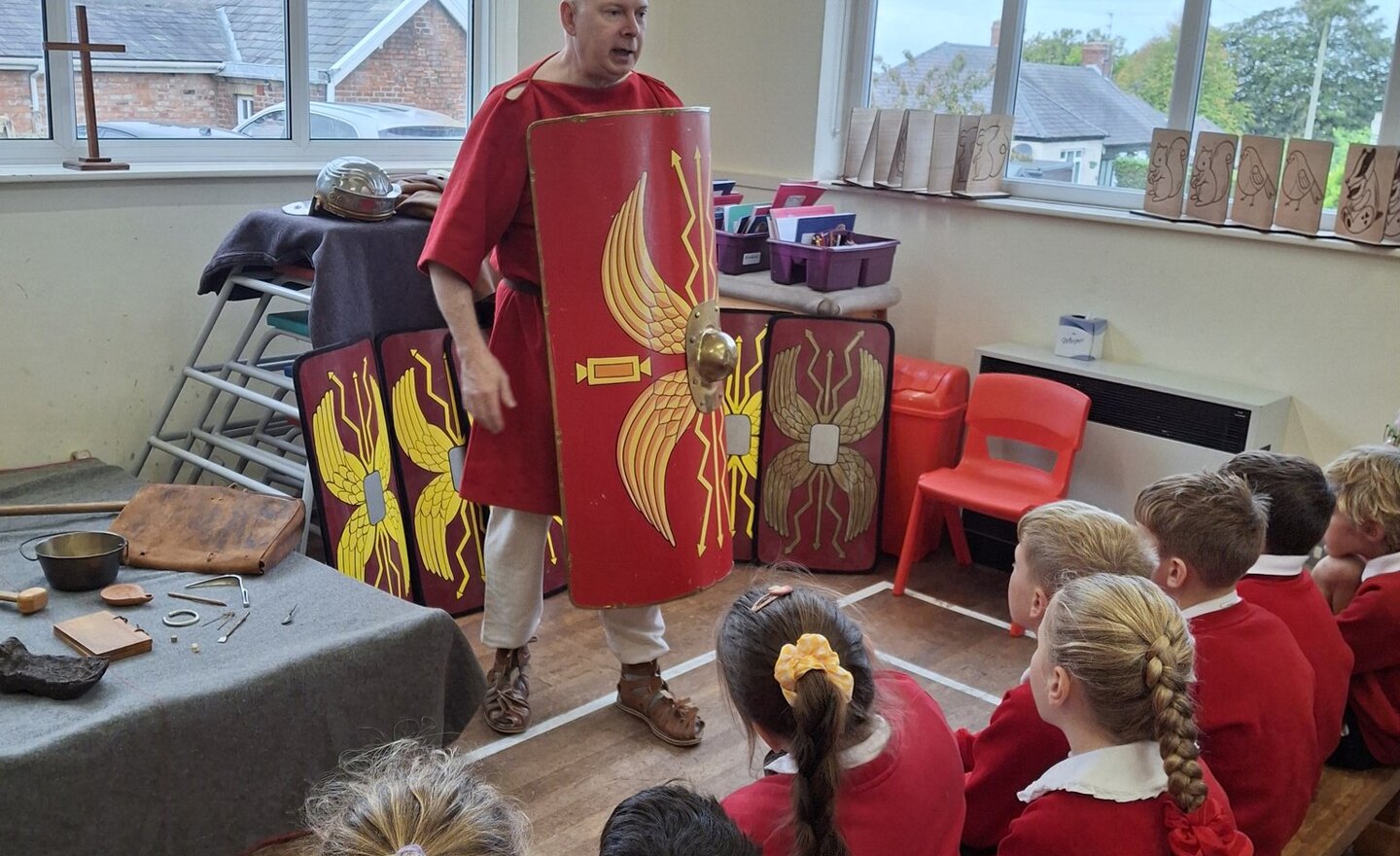 Image of Roman Soldier Visit Willow