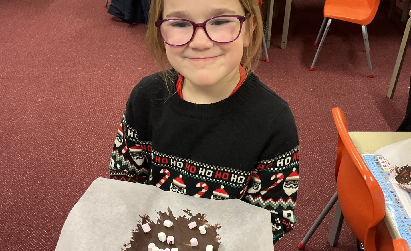 Image of Willow Class make their own festive treats!