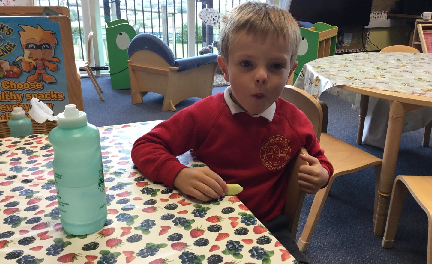 Image of Snack time.