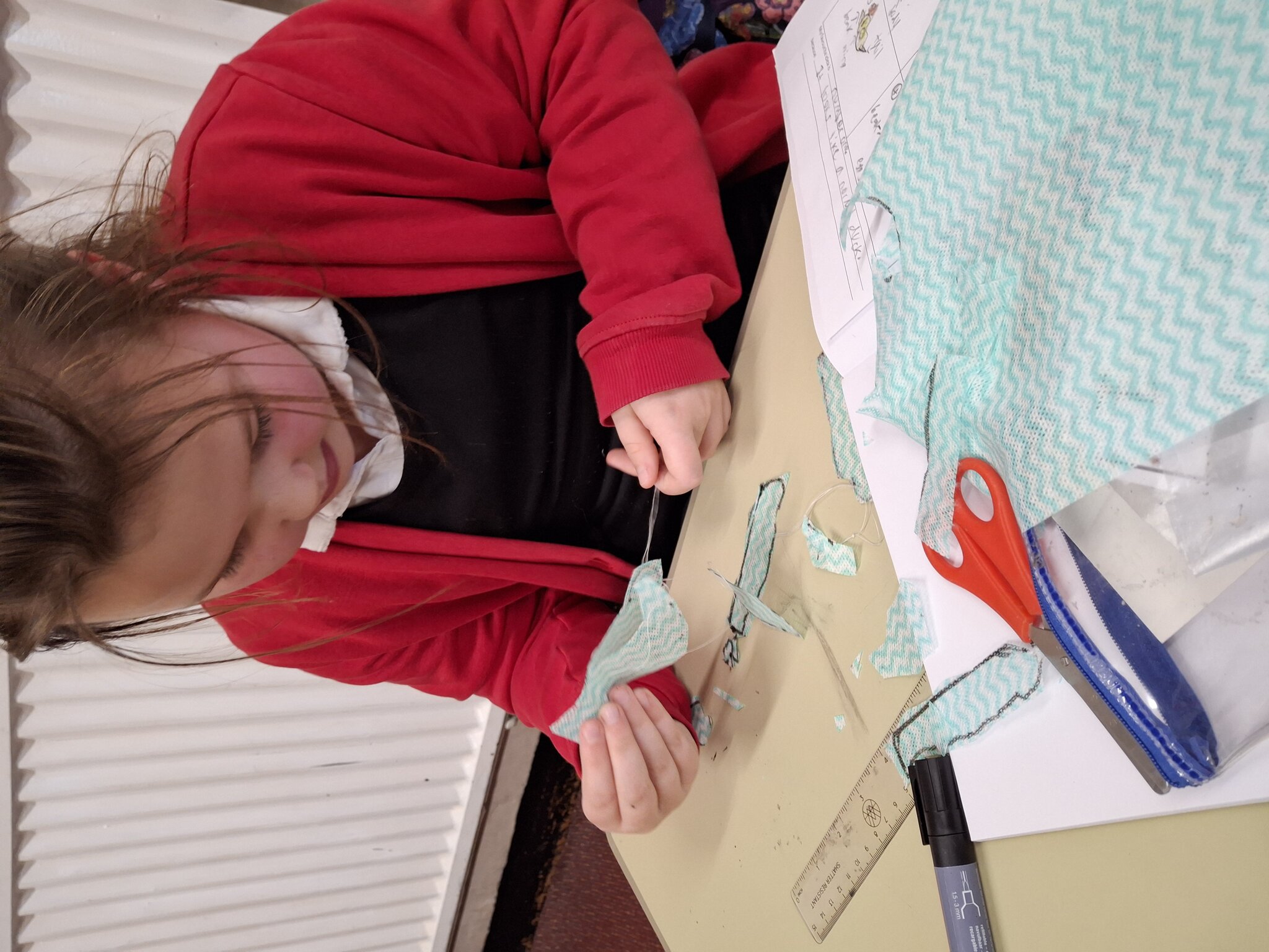 Image of DT - Making our egg cosy prototypes!