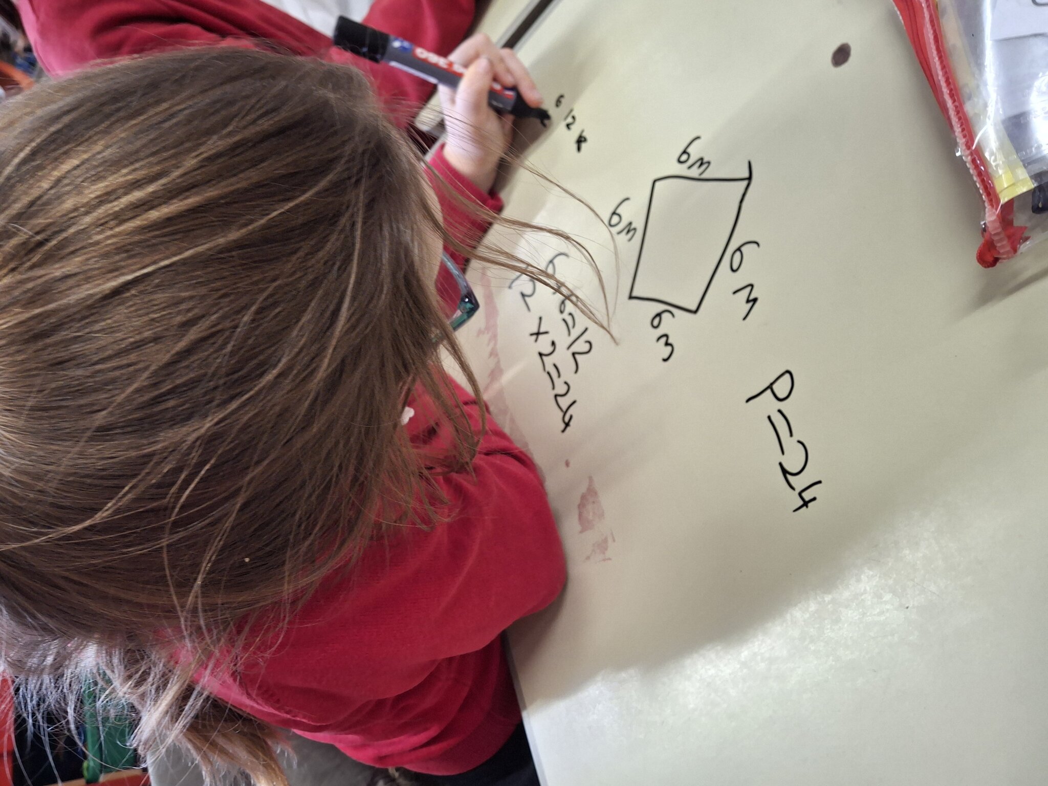 Image of Exploring Perimeter in Willow Class!