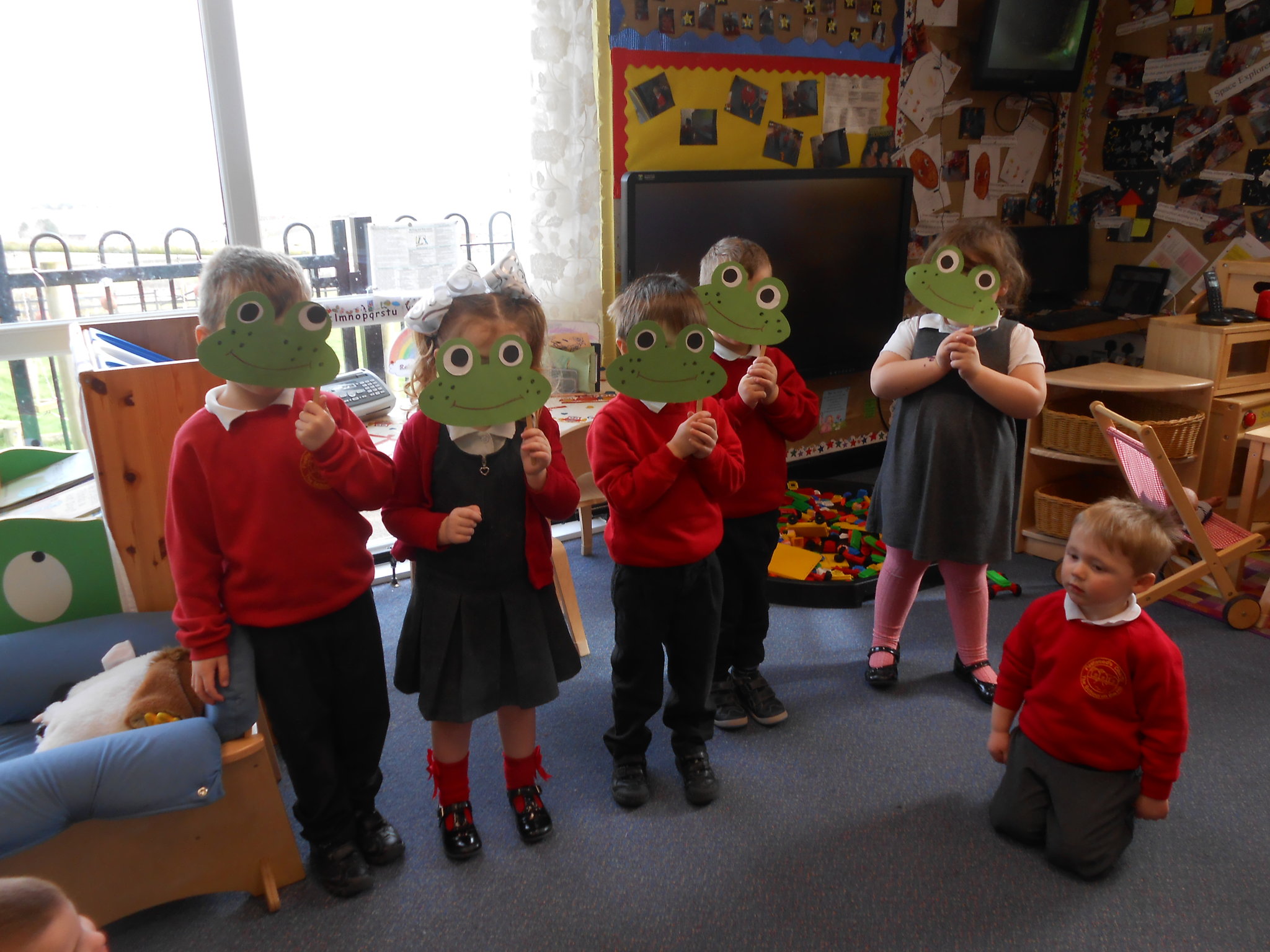 Image of Speckled frogs