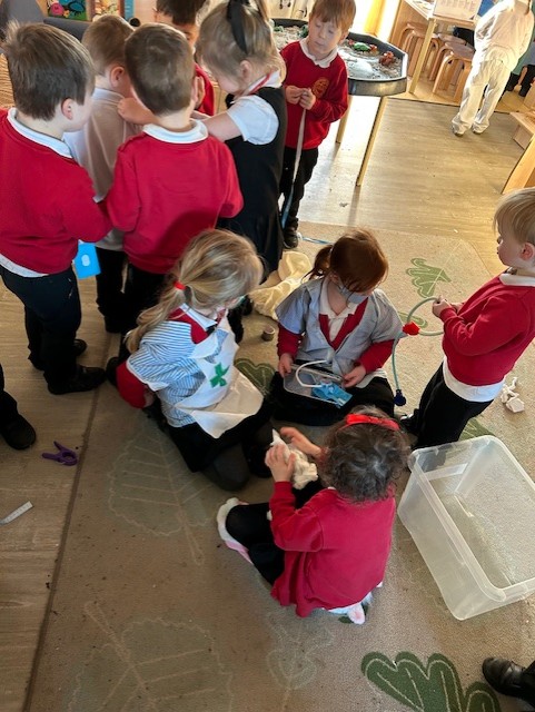 Image of PSHE reception- what is safe to go into our body?