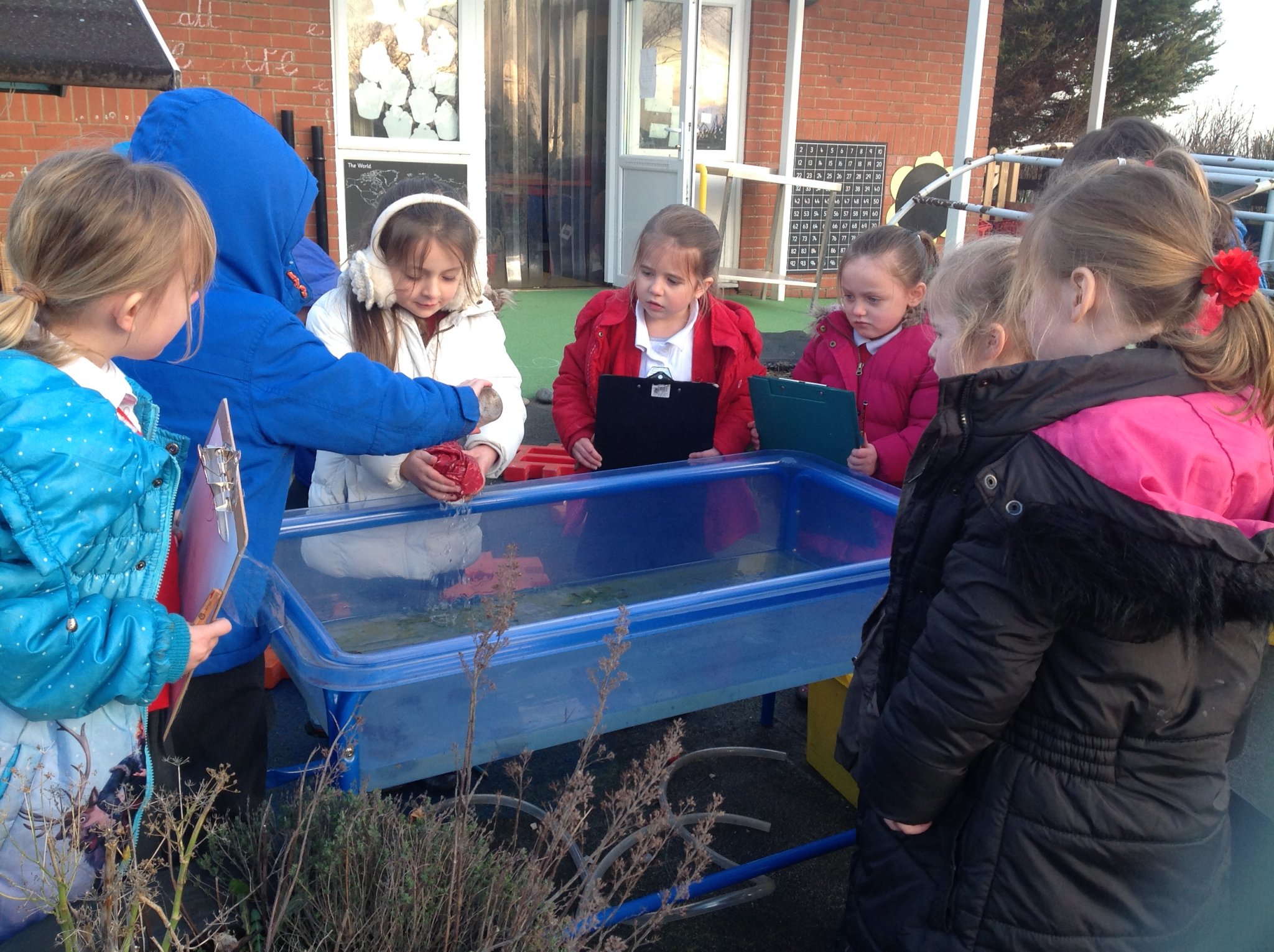 Image of Investigating materials...