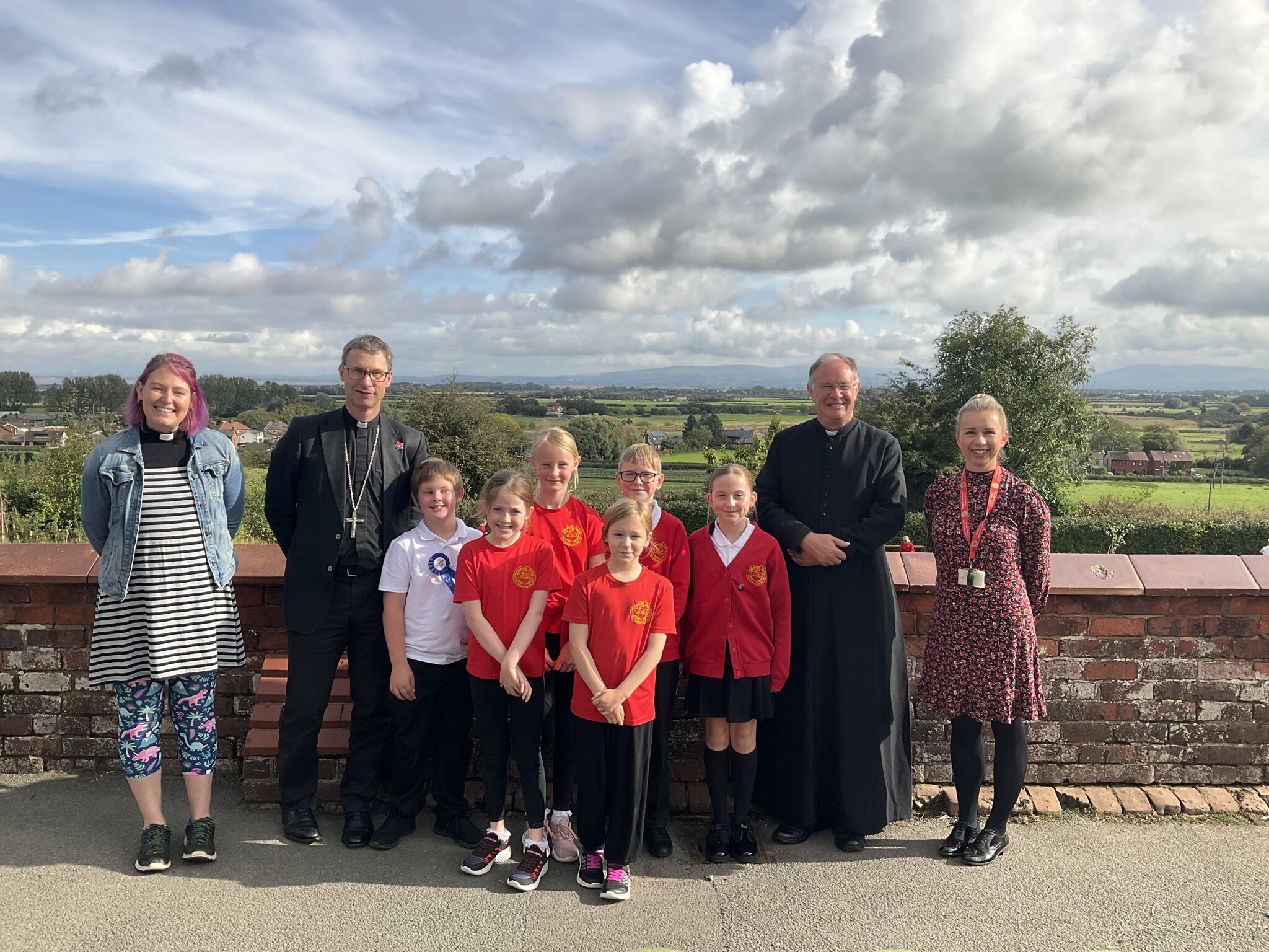 Image of Bishop Philip visits school!