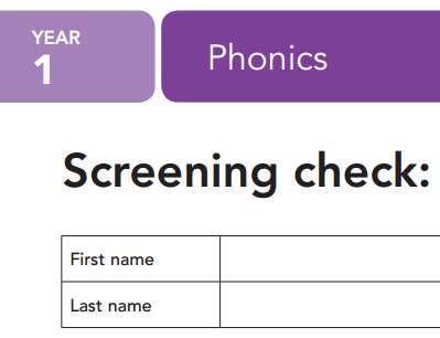 Image of Phonics Screening for all Y1 children