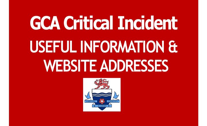 Image of Useful Information & Website Addresses - Advice & Guidance for Issues Raised Around Recent Incident in School