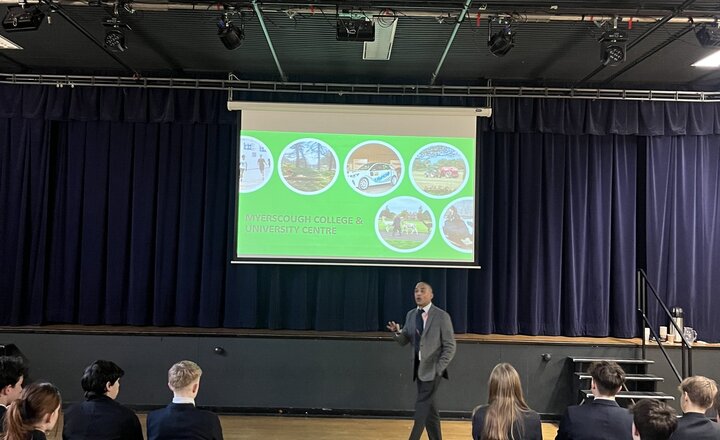 Image of Myerscough College Inspires Year 11 With Motivational Assembly