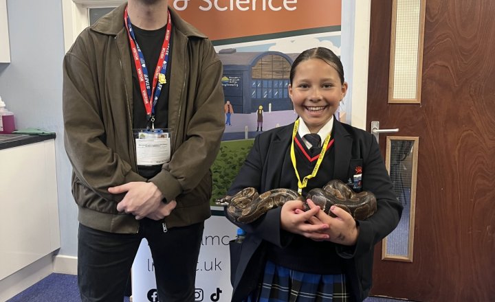 Image of LMC Animal Care Drop‑In Inspires Students