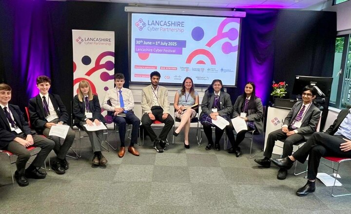 Image of GCA Students Meet Cyber Force Commander at Lancashire Cyber Festival!